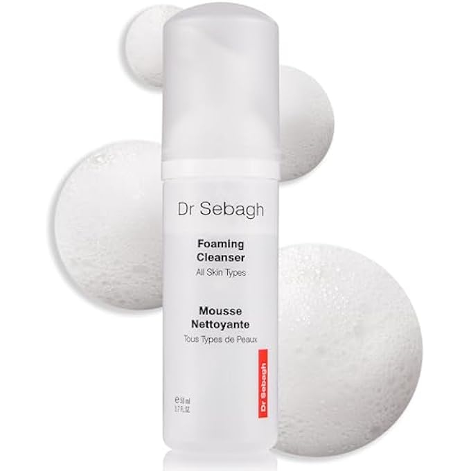 Dr. Sebagh FOAMING CLEANSER FOR ALL SKIN TYPES | REMOVES MAKE-UP AND IMPURITIES | TONES SKIN AND TIGHTENS PORES | GENTLE FACIAL CLEANSING FOR RADIANT SKIN- 150 ML - Image 2